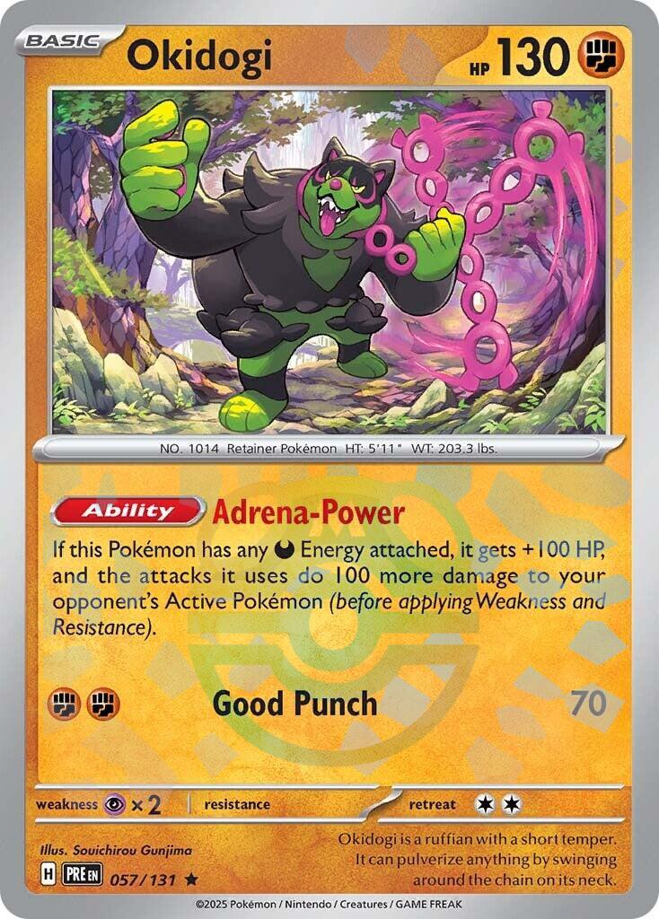 Okidogi (057/131) (Master Ball Pattern) [Scarlet & Violet: Prismatic Evolutions] | Cracking-Singles