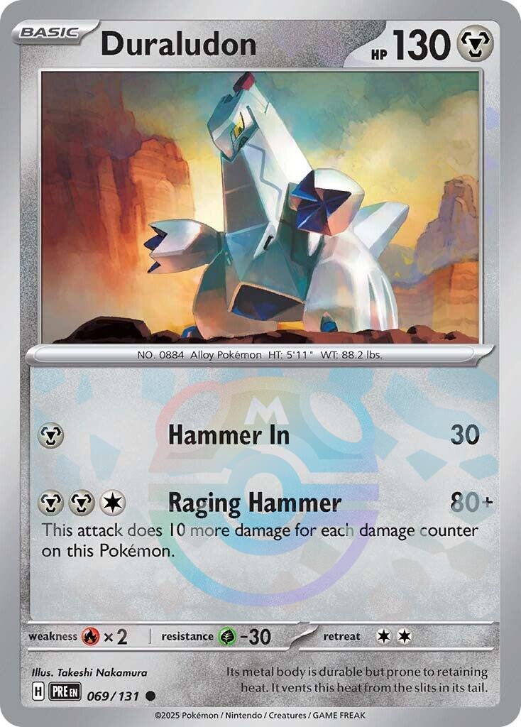 Duraludon (069/131) (Master Ball Pattern) [Scarlet & Violet: Prismatic Evolutions] | Cracking-Singles