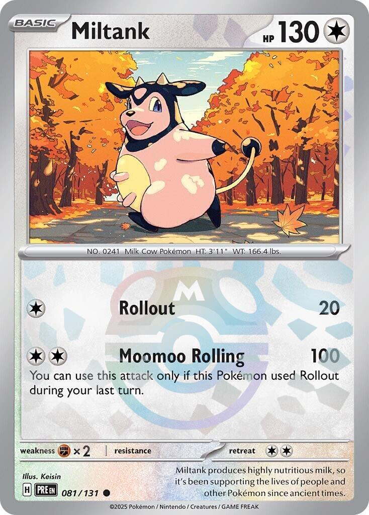 Miltank (081/131) (Master Ball Pattern) [Scarlet & Violet: Prismatic Evolutions] | Cracking-Singles