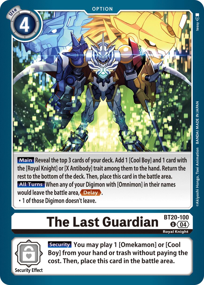 The Last Guardian [BT20-100] [Release Special Booster Ver.2.5] | Cracking-Singles
