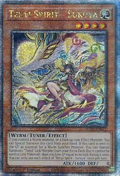 Tenyi Spirit - Suruya (Quarter Century Secret Rare) [SUDA-EN021] Quarter Century Secret Rare | Cracking-Singles