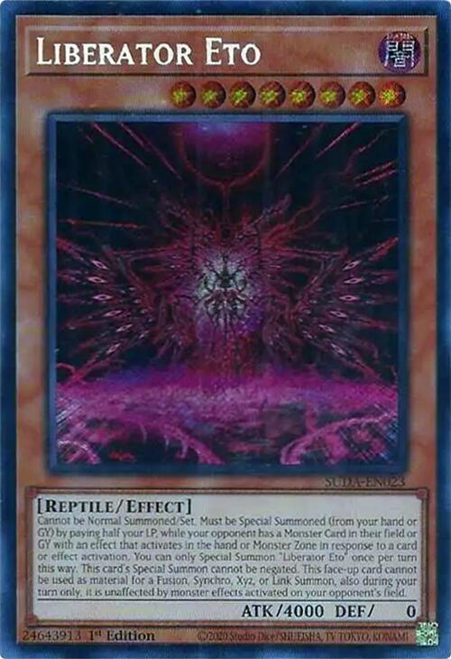 Liberator Eto [SUDA-EN023] Secret Rare | Cracking-Singles