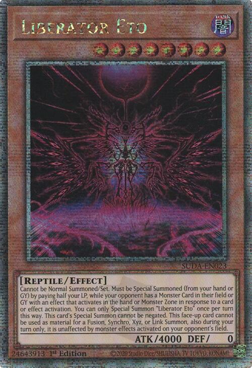 Liberator Eto (Quarter Century Secret Rare) [SUDA-EN023] Quarter Century Secret Rare | Cracking-Singles