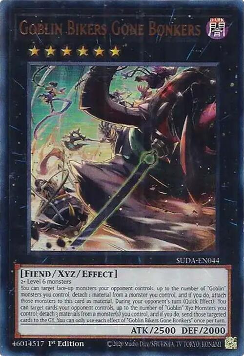Goblin Bikers Gone Bonkers [SUDA-EN044] Ultra Rare | Cracking-Singles