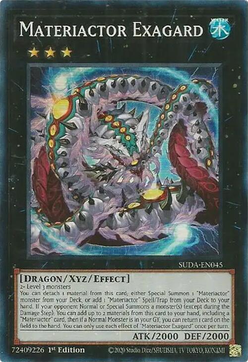 Materiactor Exagard [SUDA-EN045] Super Rare | Cracking-Singles