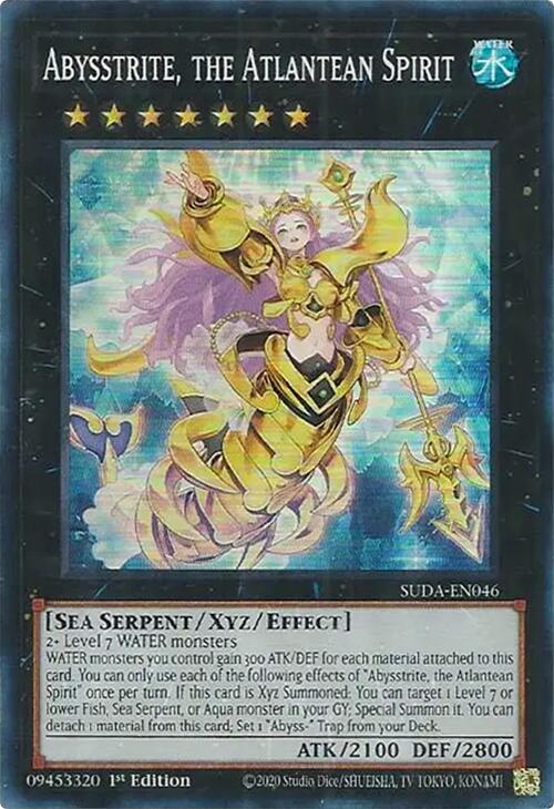 Abysstrite, the Atlantean Spirit [SUDA-EN046] Super Rare | Cracking-Singles