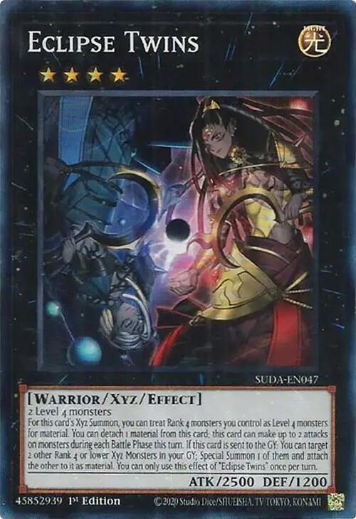 Eclipse Twins [SUDA-EN047] Super Rare | Cracking-Singles