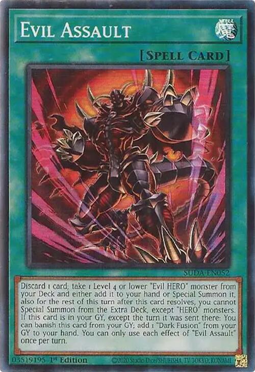 Evil Assault [SUDA-EN052] Super Rare | Cracking-Singles