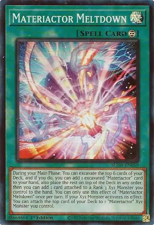 Materiactor Meltdown [SUDA-EN059] Super Rare | Cracking-Singles