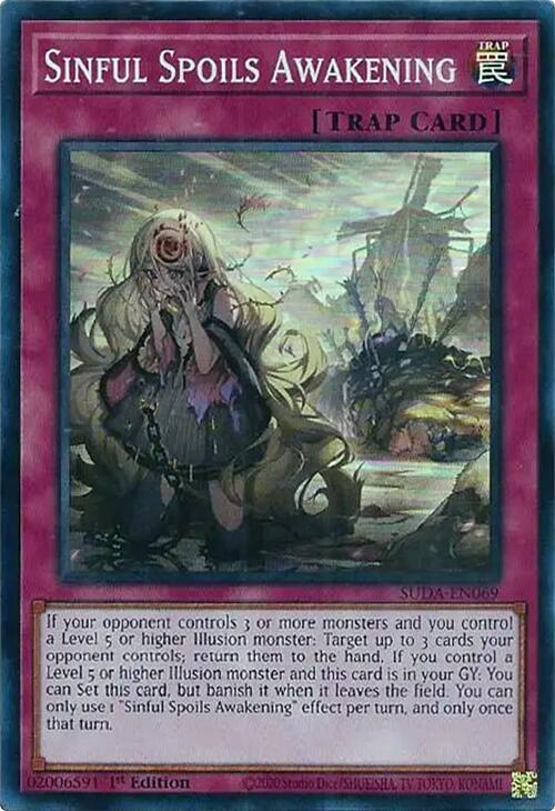 Sinful Spoils Awakening [SUDA-EN069] Super Rare | Cracking-Singles