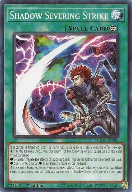 Shadow Severing Strike [SUDA-EN085] Common | Cracking-Singles