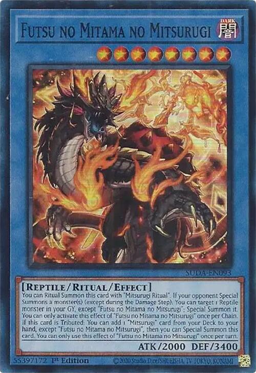 Futsu no Mitama no Mitsurugi [SUDA-EN093] Super Rare | Cracking-Singles