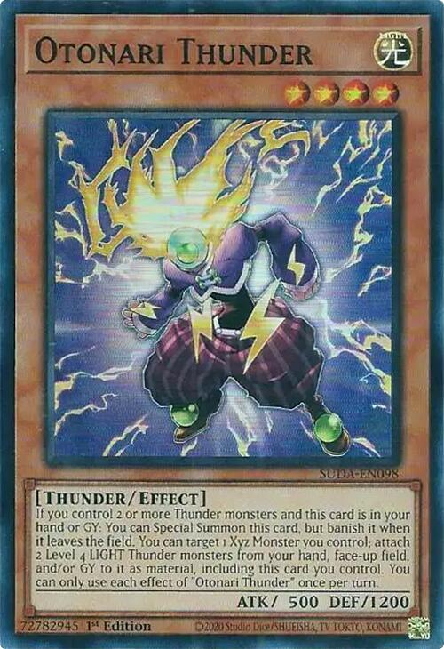 Otonari Thunder [SUDA-EN098] Super Rare | Cracking-Singles
