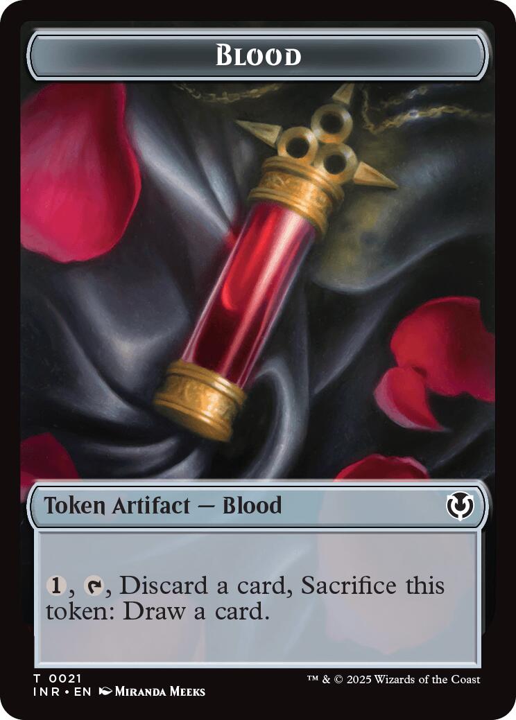 Blood // Clue Double-Sided Token [Innistrad Remastered Tokens] | Cracking-Singles
