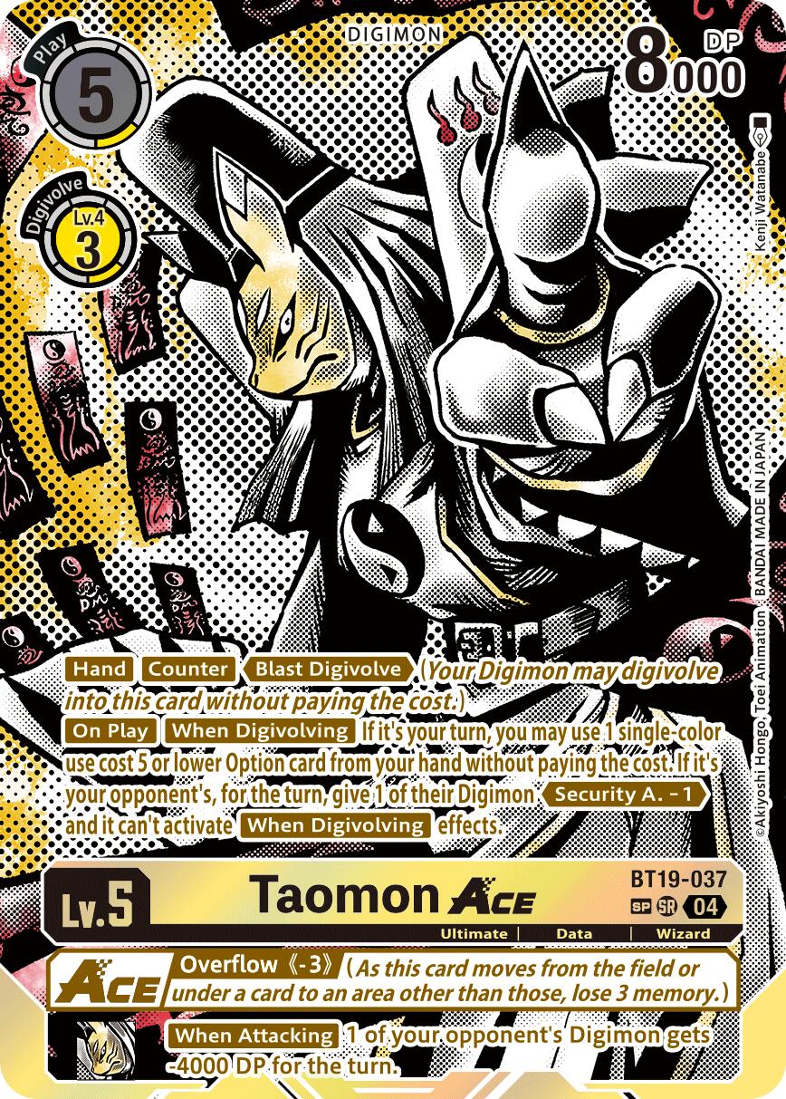 Taomon ACE [BT19-037] (Textured) [Release Special Booster Ver.2.5] | Cracking-Singles
