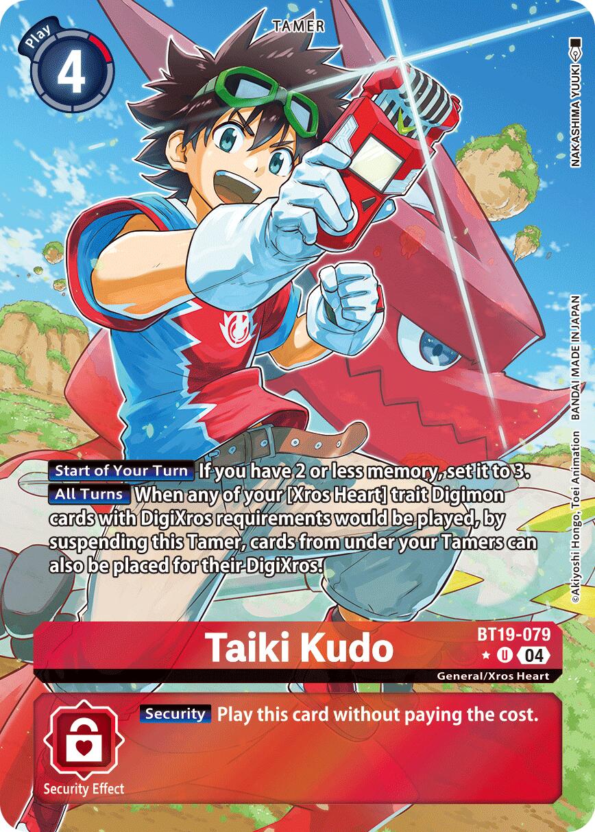 Taiki Kudo [BT19-079] (Alternate Art) [Release Special Booster Ver.2.5] | Cracking-Singles