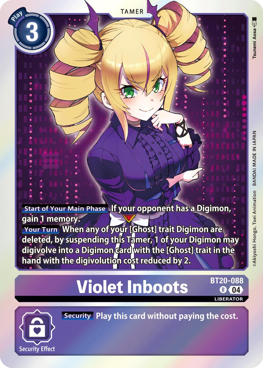Violet Inboots [BT20-088] - BT20-088 [Release Special Booster Ver.2.5] | Cracking-Singles