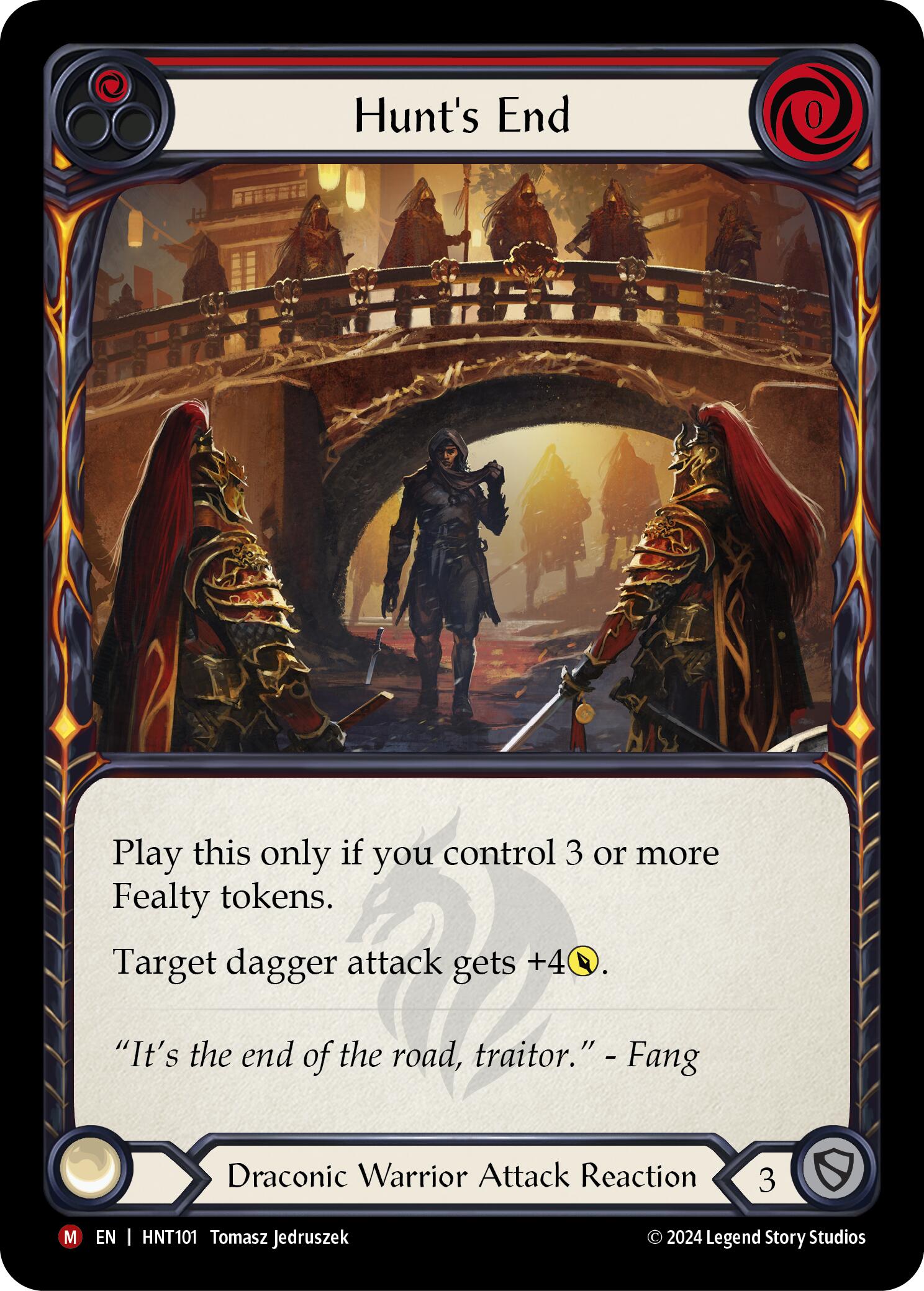 Hunt's End [HNT101] (The Hunted)  Rainbow Foil | Cracking-Singles