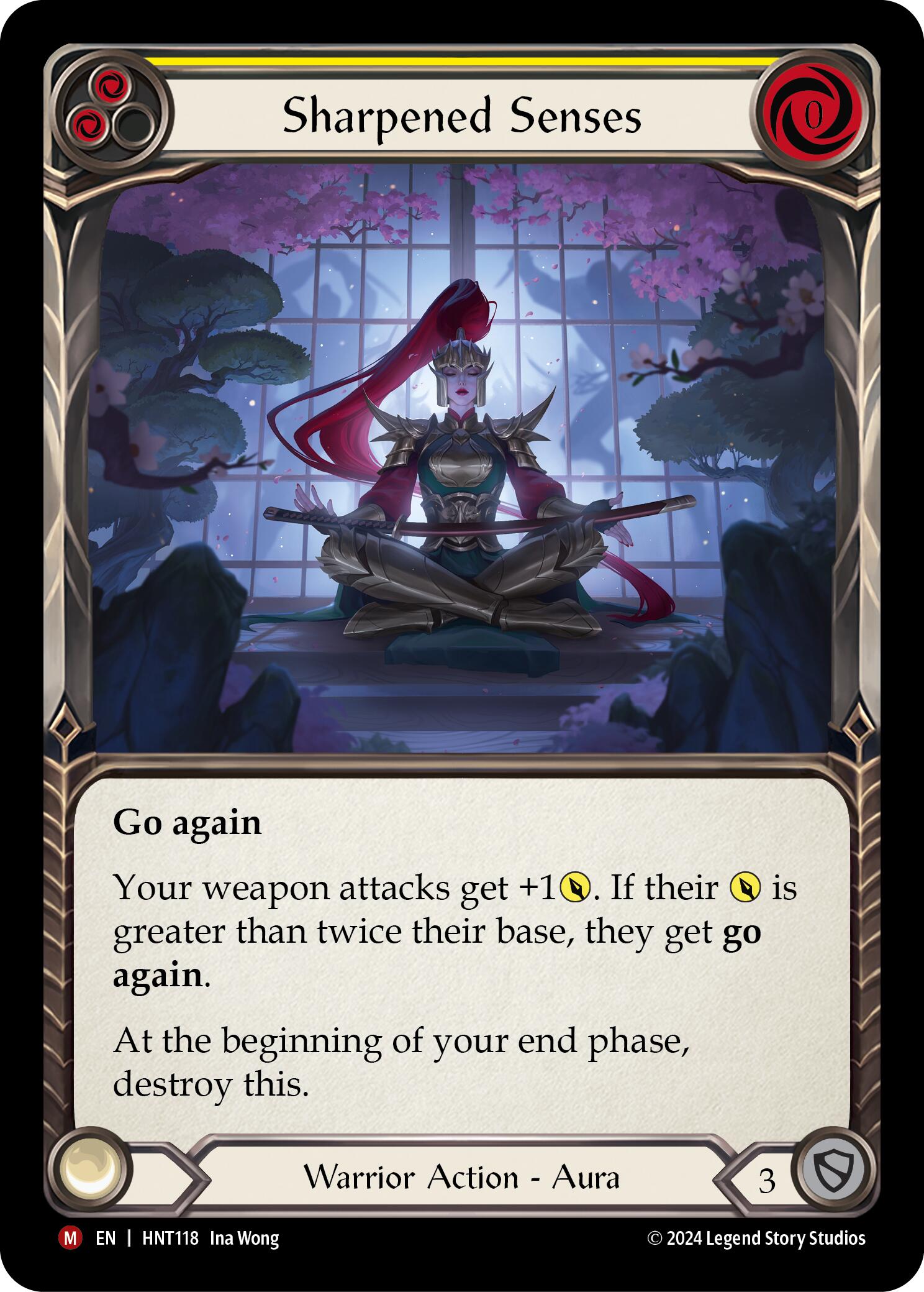 Sharpened Senses [HNT118] (The Hunted)  Rainbow Foil | Cracking-Singles