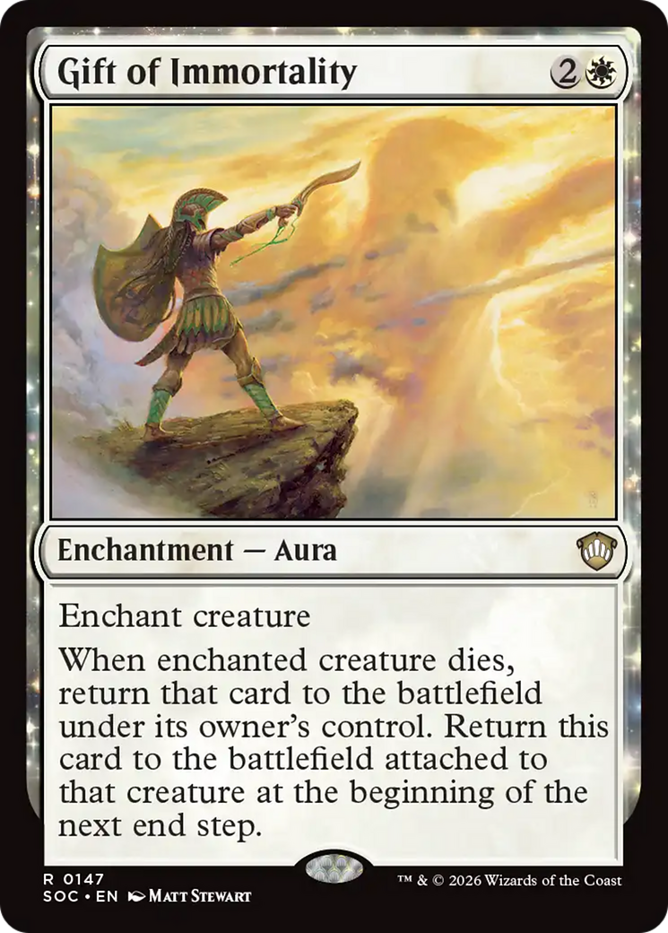 Gift of Immortality [Secrets of Strixhaven Commander] | Cracking-Singles