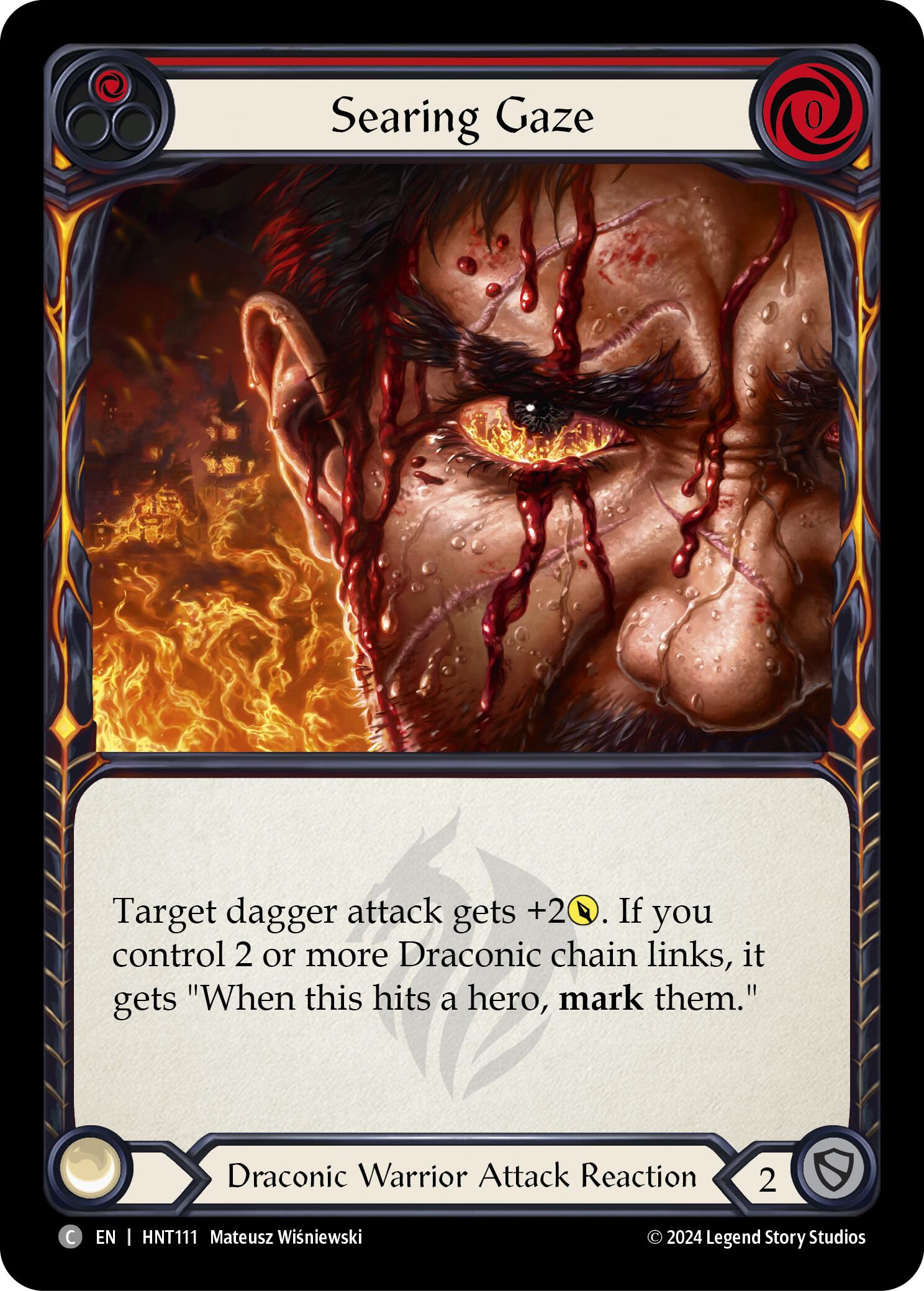 Searing Gaze (Red) [HNT111] (The Hunted) | Cracking-Singles