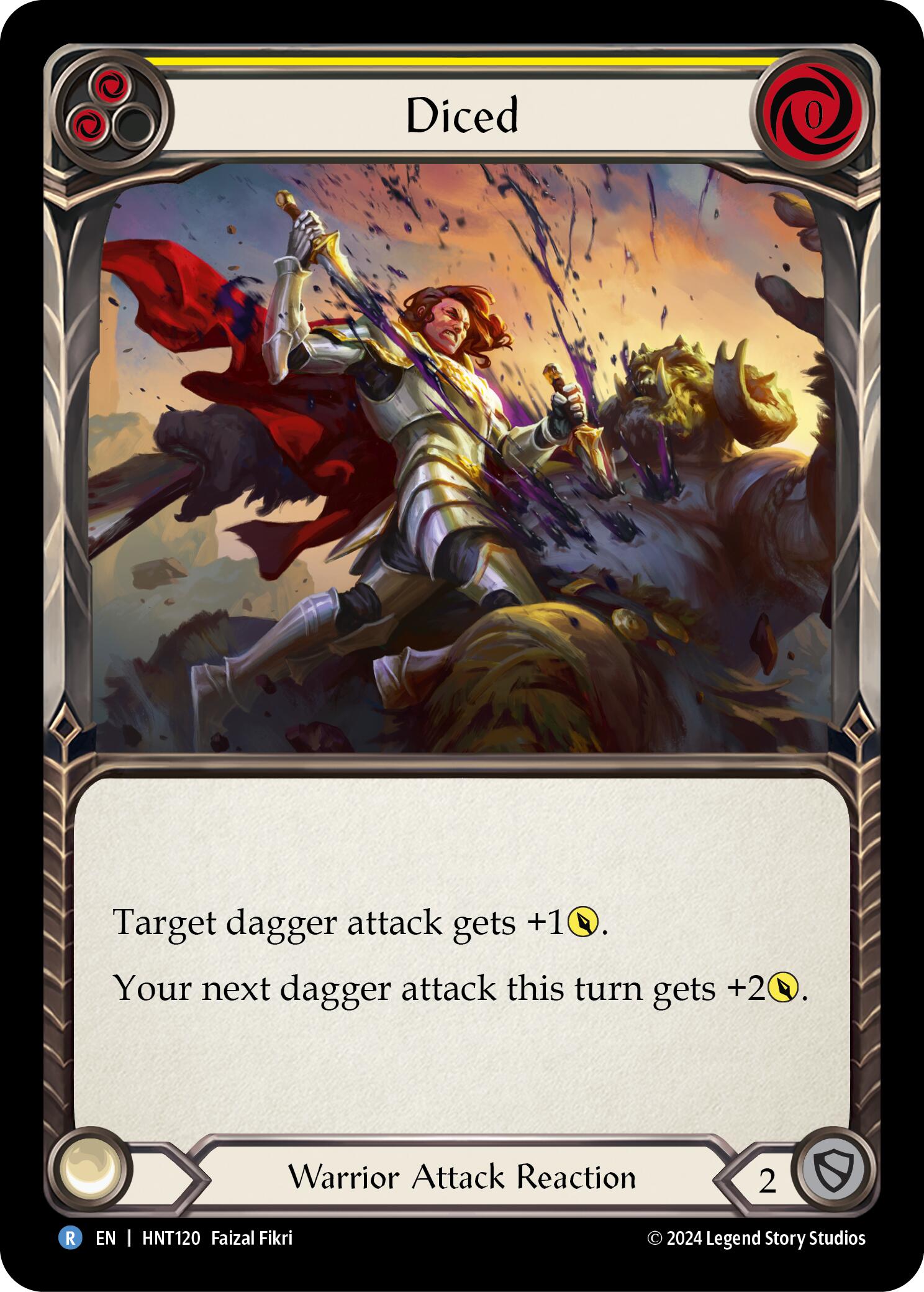 Diced (Yellow) [HNT120] (The Hunted) | Cracking-Singles
