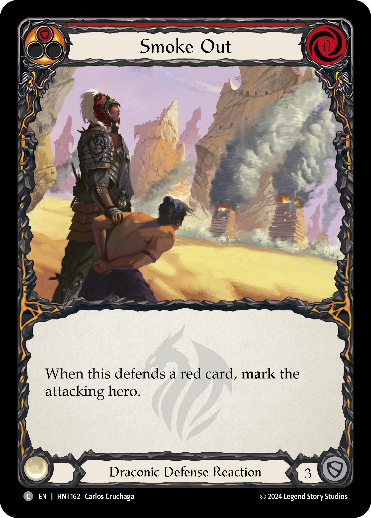 Smoke Out (Red) [HNT162] (The Hunted) | Cracking-Singles