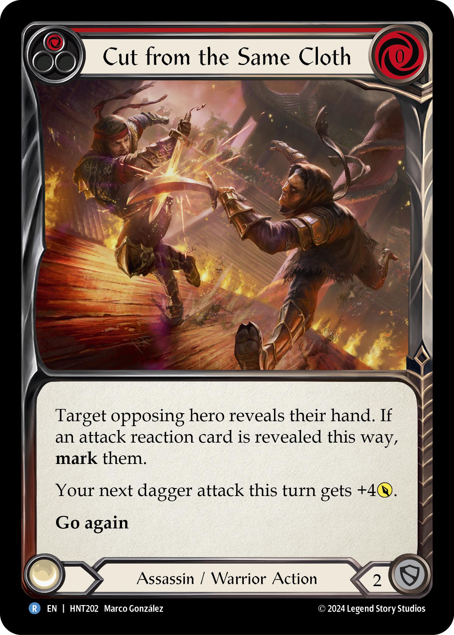 Cut from the Same Cloth (Red) [HNT202] (The Hunted) | Cracking-Singles