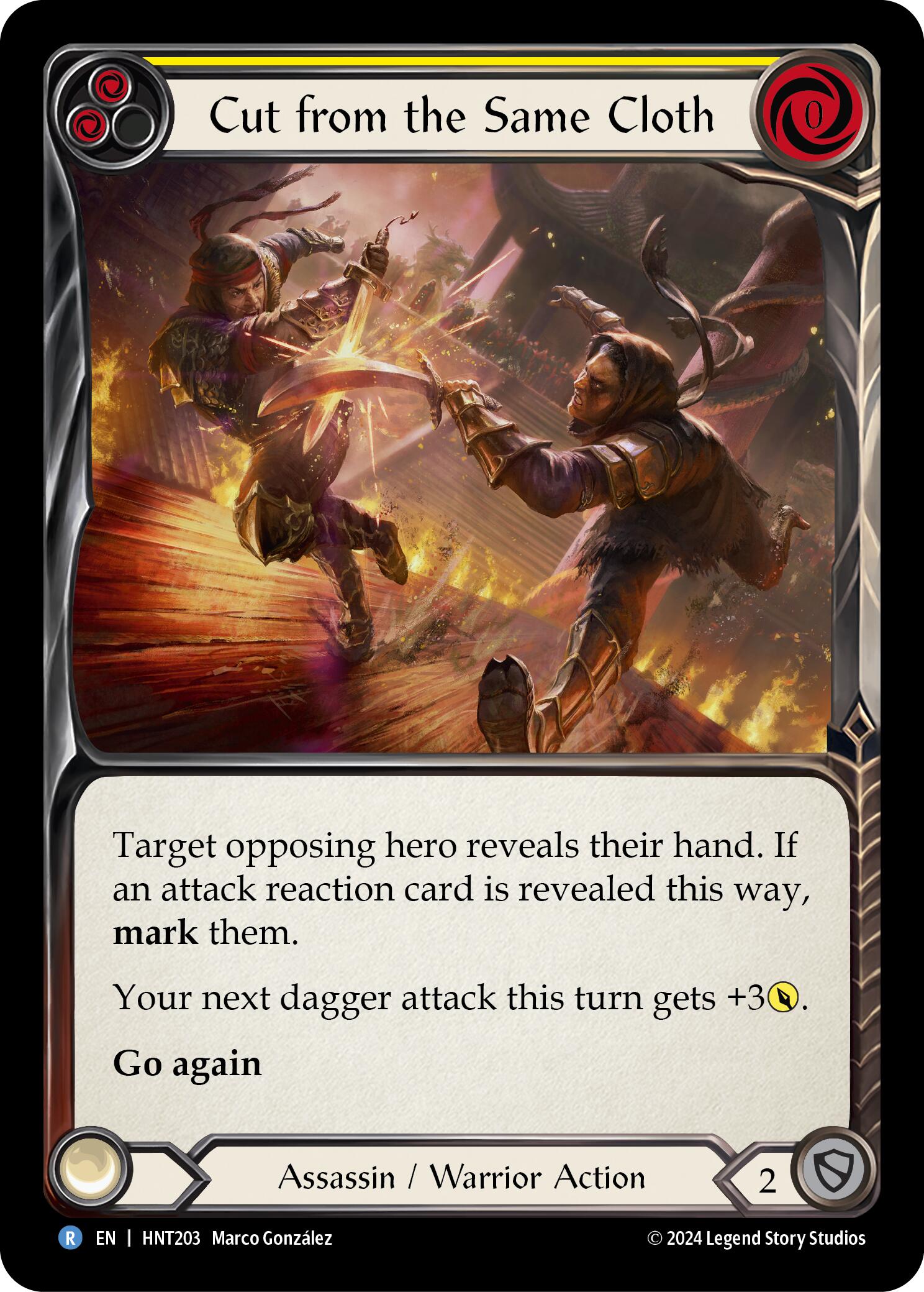 Cut from the Same Cloth (Yellow) [HNT203] (The Hunted) | Cracking-Singles