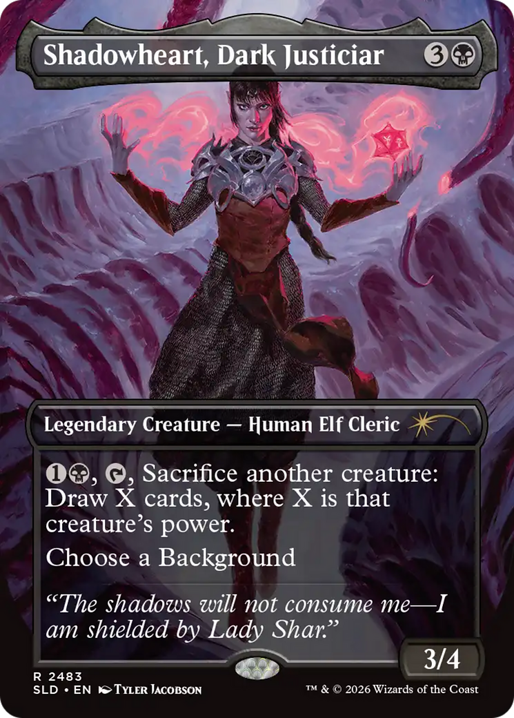 Shadowheart, Dark Justiciar [Secret Lair Drop Series] | Cracking-Singles
