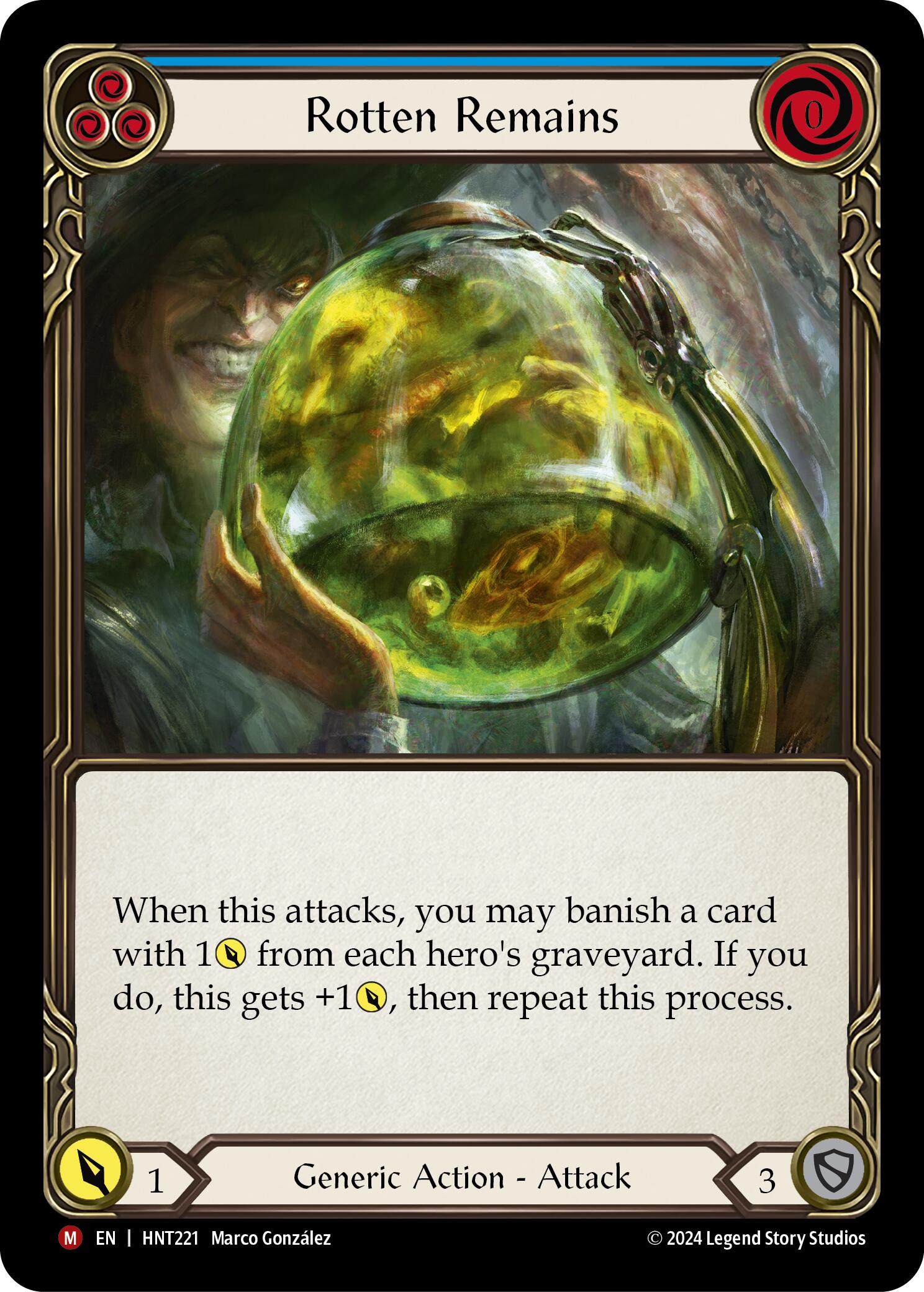 Rotten Remains [HNT221] (The Hunted)  Rainbow Foil | Cracking-Singles