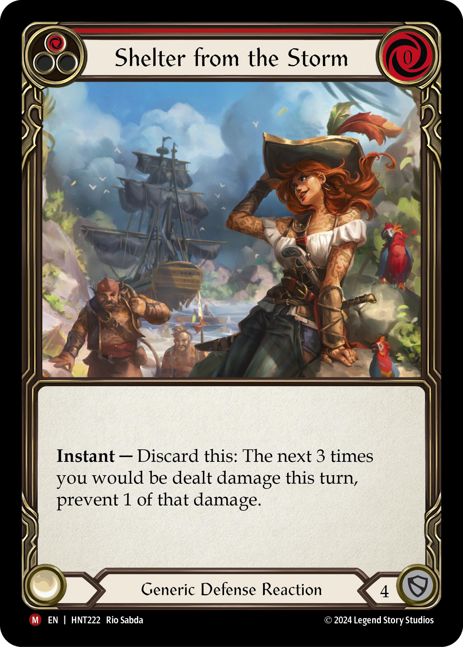 Shelter from the Storm [HNT222] (The Hunted)  Rainbow Foil | Cracking-Singles