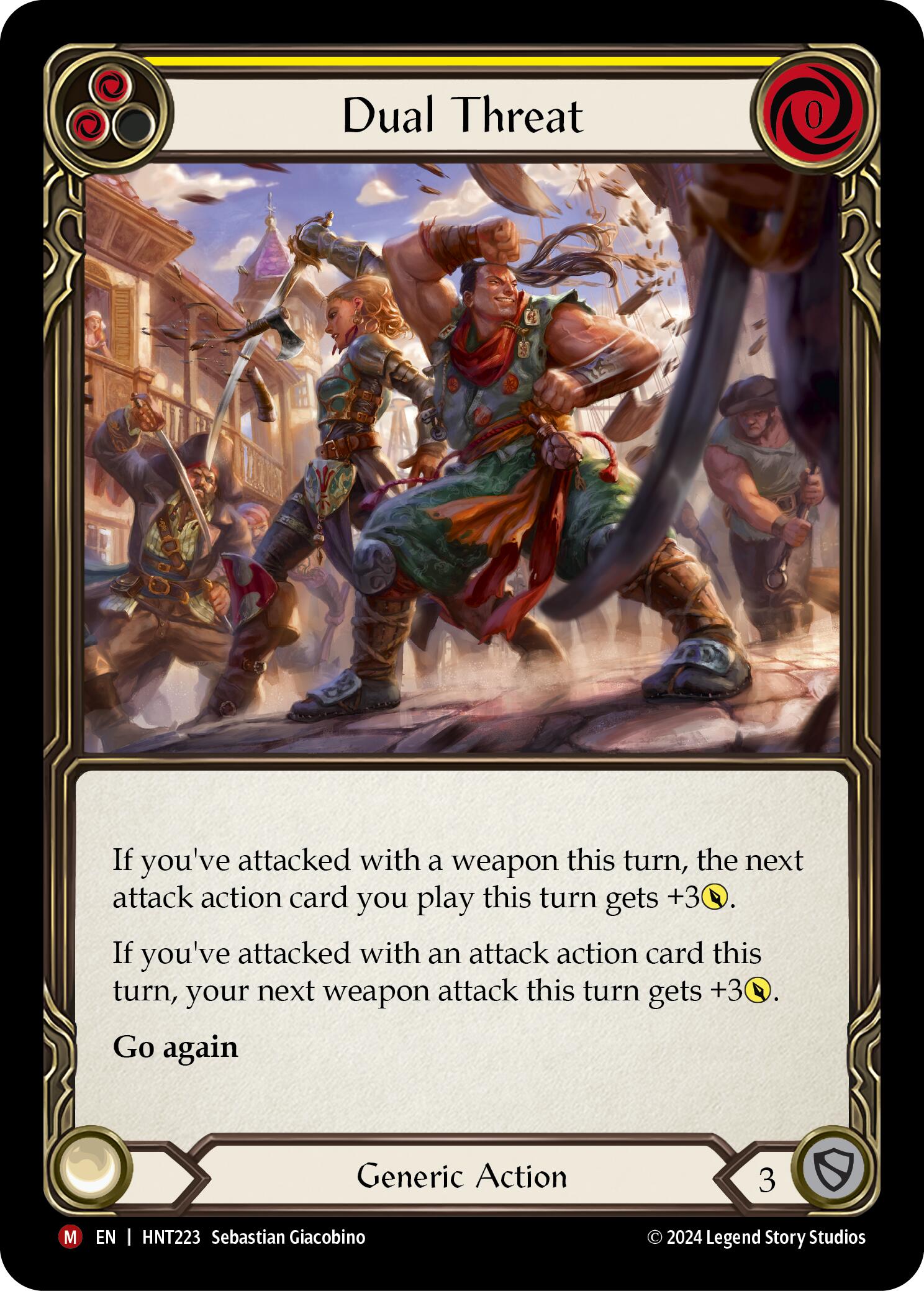 Dual Threat [HNT223] (The Hunted)  Rainbow Foil | Cracking-Singles