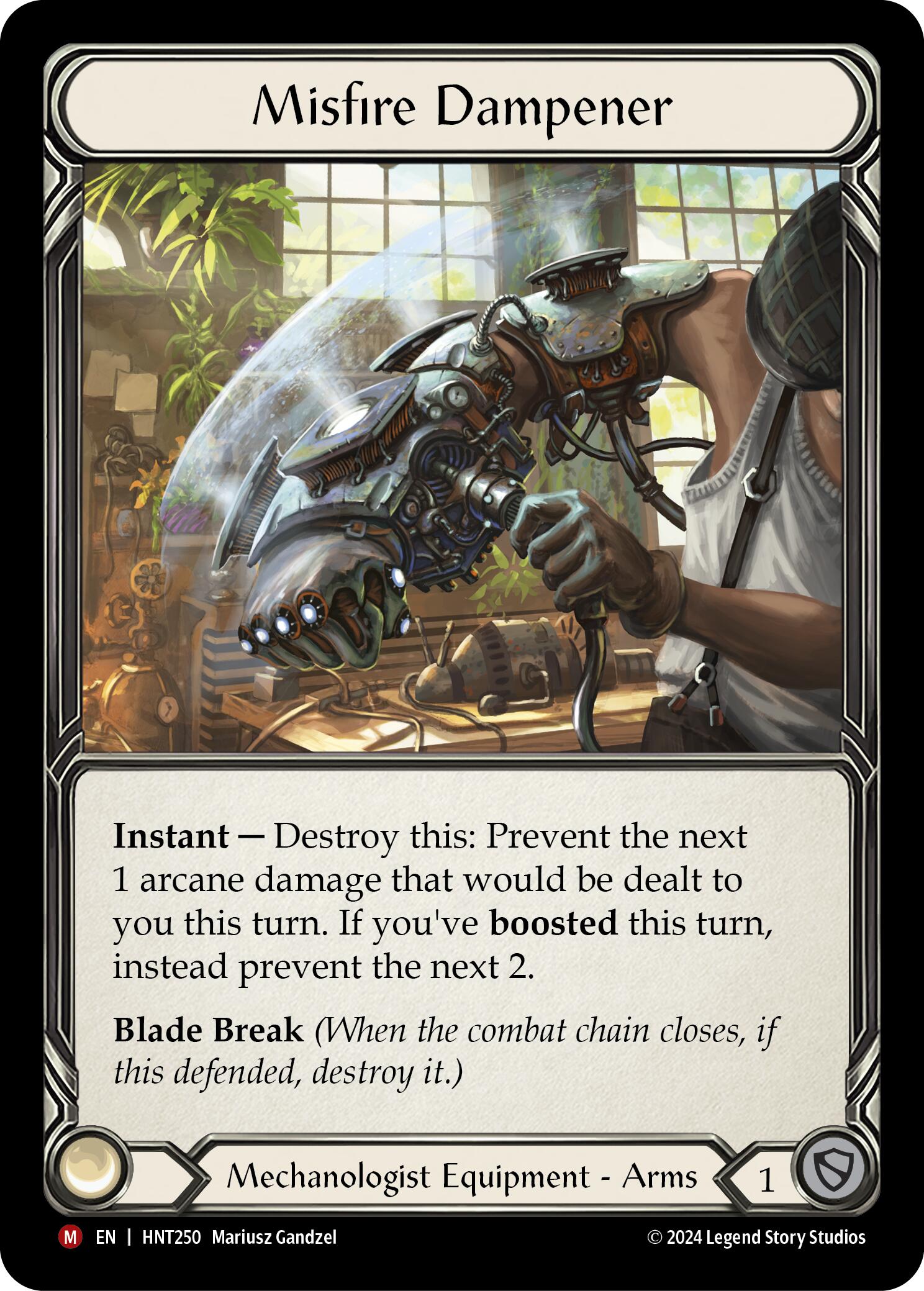 Misfire Dampener [HNT250] (The Hunted)  Cold Foil | Cracking-Singles