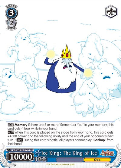 Ice King: The King of Ice (AT/WX02-075S SR) [Adventure Time] | Cracking-Singles
