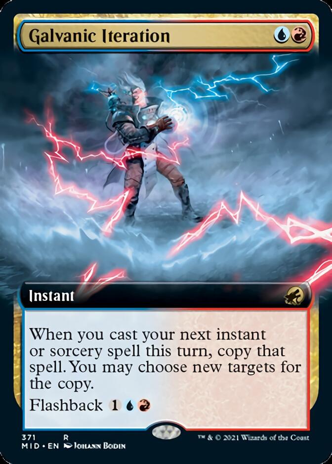 Galvanic Iteration (Extended Art) [Innistrad: Midnight Hunt] | Cracking-Singles
