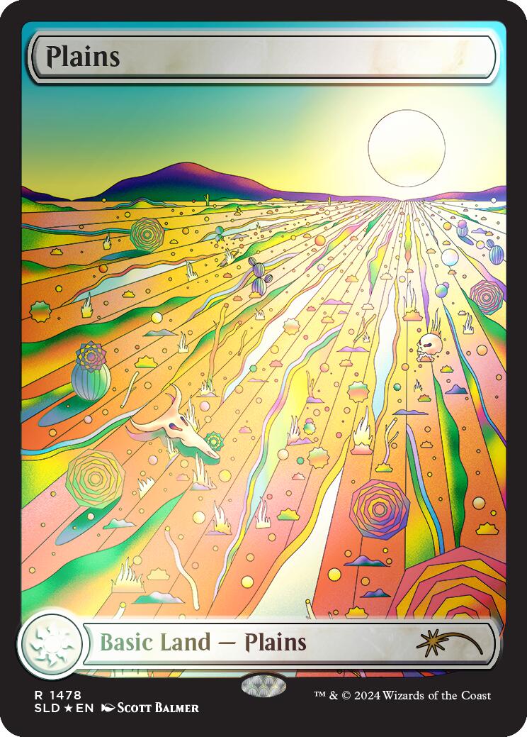Plains (1478) (Rainbow Foil) [Secret Lair Drop Series] | Cracking-Singles