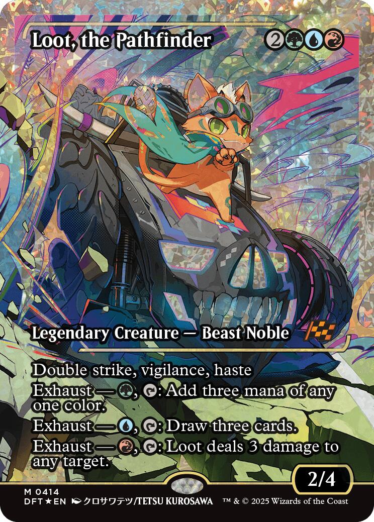 Loot, the Pathfinder (Showcase Fracture Foil) (Japanese) [Aetherdrift] | Cracking-Singles
