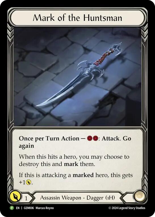 Mark of the Huntsman [GEM006] (GEM Pack 1)  Cold Foil | Cracking-Singles