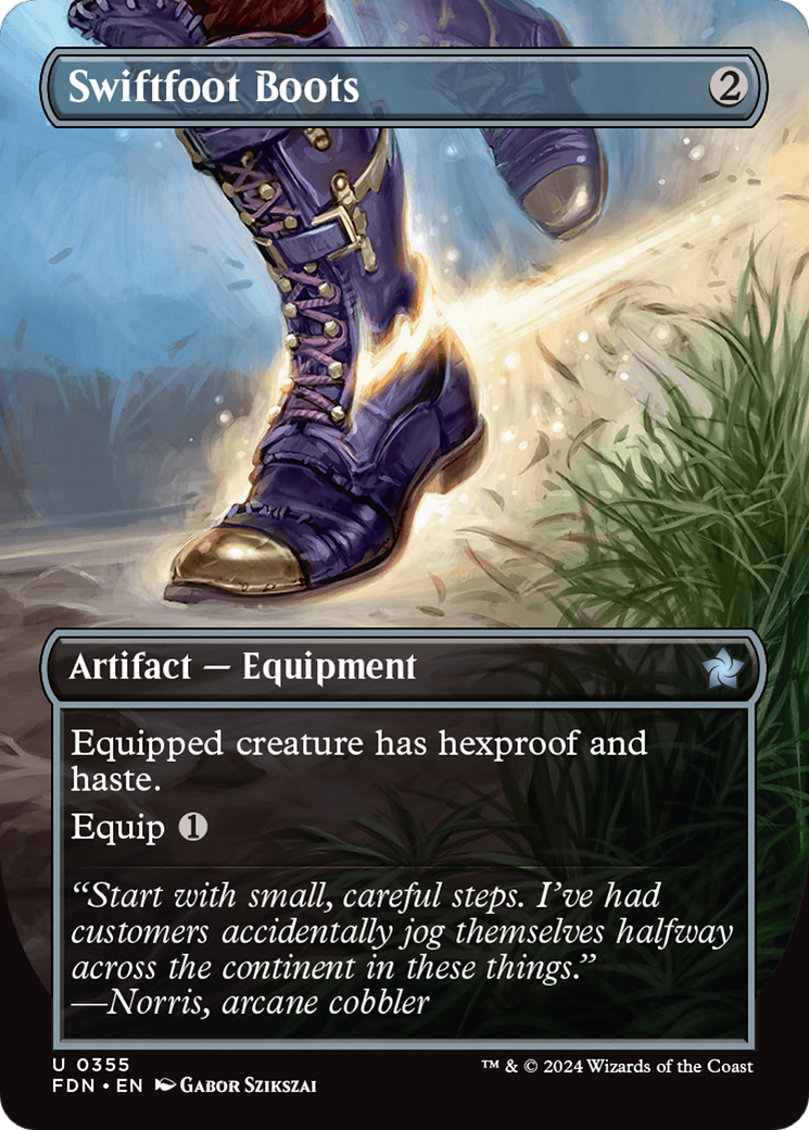 Swiftfoot Boots (Borderless) [Foundations] | Cracking-Singles