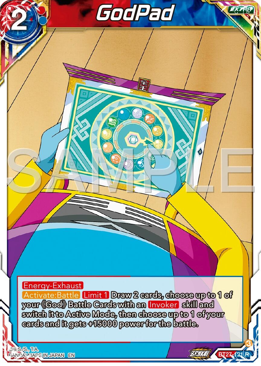 GodPad (BT27-121) [History of Z] | Cracking-Singles