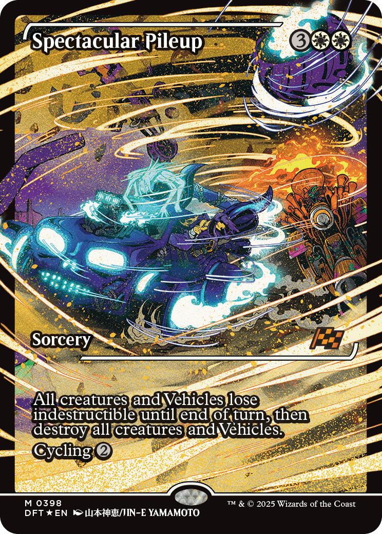 Spectacular Pileup (Showcase) (Japanese) [Aetherdrift] | Cracking-Singles