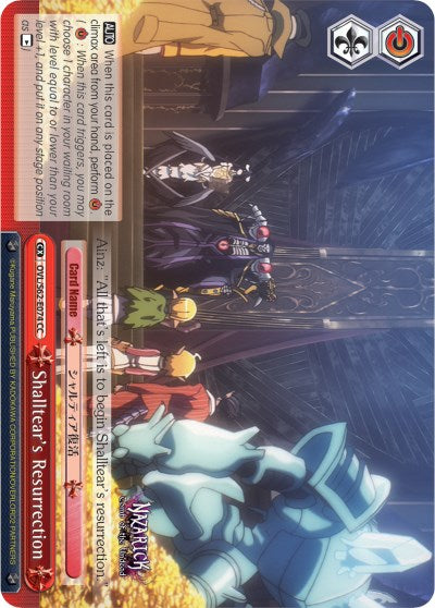 Shalltear's Resurrection (OVL/S62-E074 CC) [Nazarick: Tomb of the Undead] | Cracking-Singles