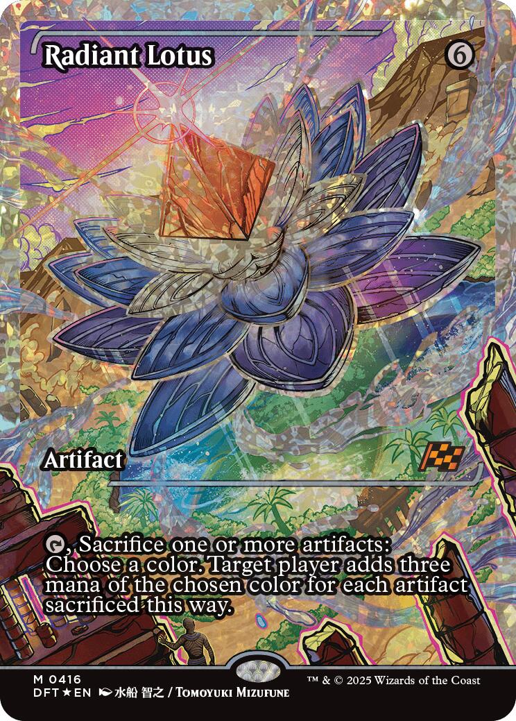 Radiant Lotus (Showcase Fracture Foil) (Japanese) [Aetherdrift] | Cracking-Singles