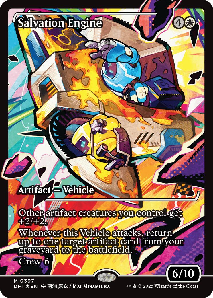 Salvation Engine (Showcase) (Japanese) [Aetherdrift] | Cracking-Singles