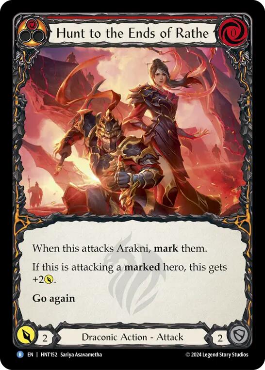 Hunt to the Ends of Rathe [HNT152] (The Hunted)  Rainbow Foil | Cracking-Singles