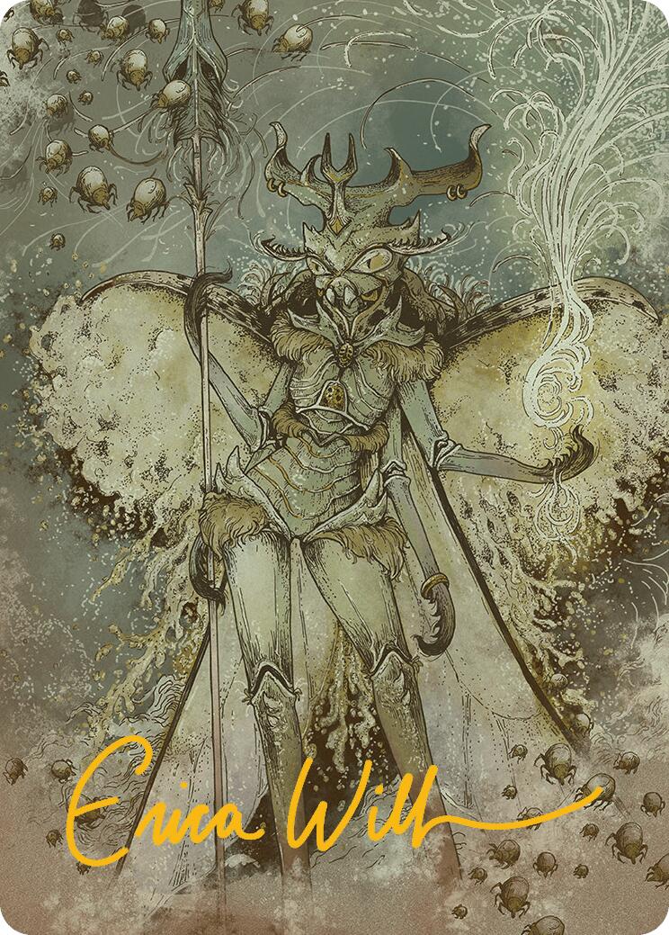 Aatchik, Emerald Radian Art Card (6/54) (Gold-Stamped Signature) [Aetherdrift Art Series] | Cracking-Singles