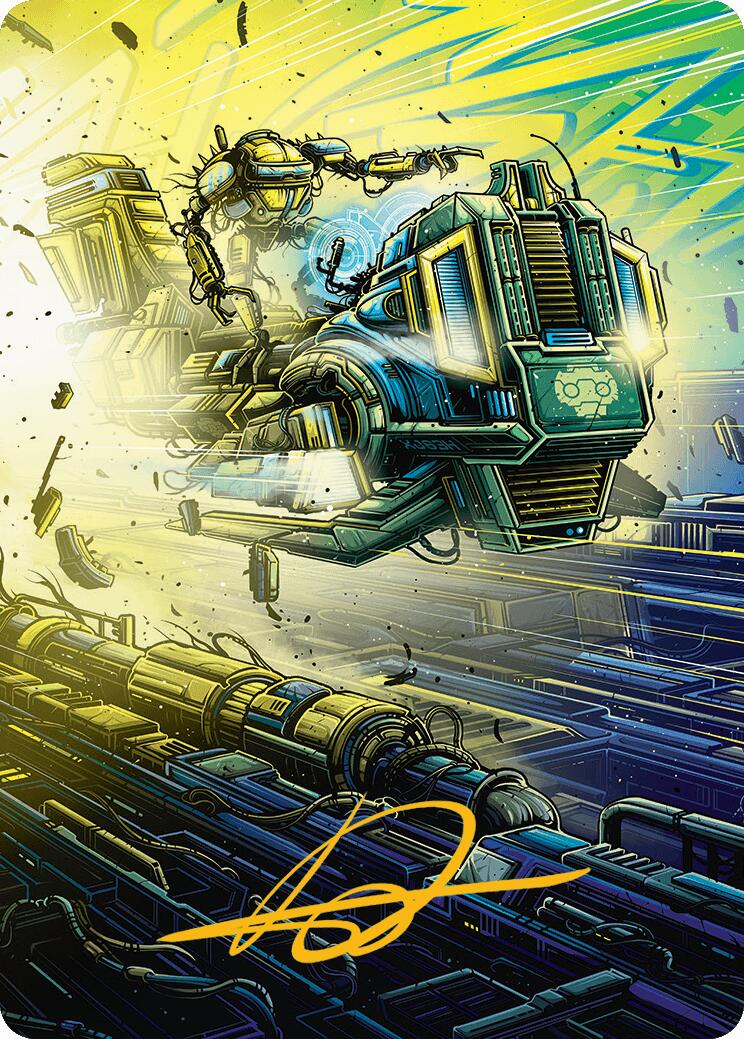 Guidelight Pathmaker Art Card (Gold-Stamped Signature) [Aetherdrift Art Series] | Cracking-Singles
