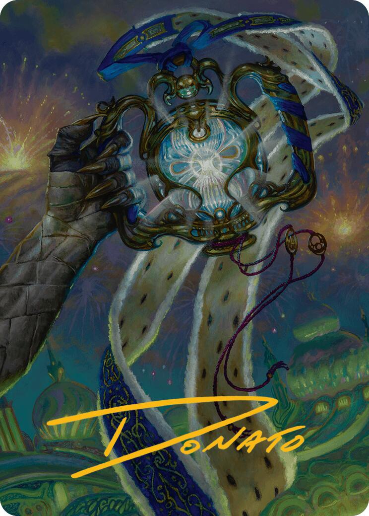 The Aetherspark Art Card (Gold-Stamped Signature) [Aetherdrift Art Series] | Cracking-Singles