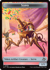 Servo // Thopter (0009) Double-Sided Token [Aetherdrift Tokens] | Cracking-Singles